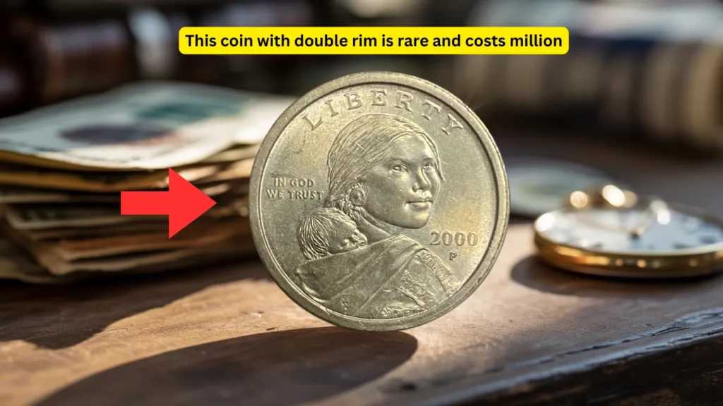 Rare Sacagawea Coin With Double Rim